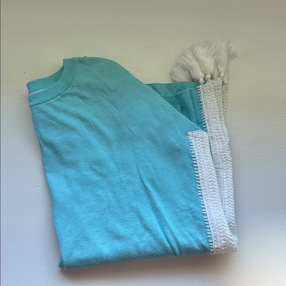 Lilly Pulitzer knit tunic xxs turquoise sweater